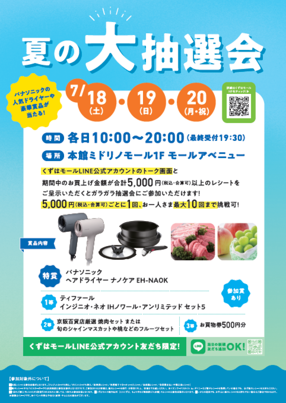 夏の大抽選会