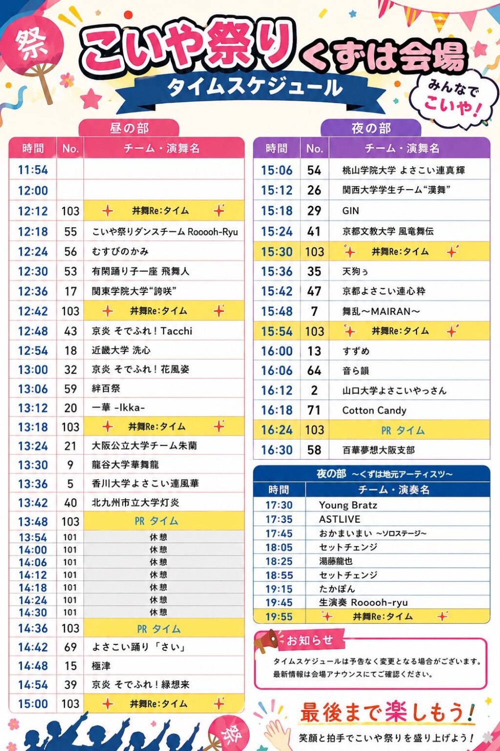 第27回こいや祭り