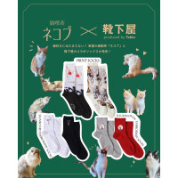 【猫喫茶ネコブ×靴下屋】コラボソックス🐈🧦