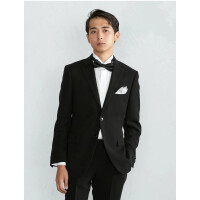 【アジャスター付】2釦フォーマルスーツ【クラシコ】ブラック