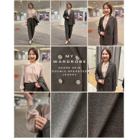 【My wardrobe】シャークスキン・ダブルジャケット＆パンツ