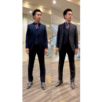 【秋冬新作】セパレートベスト スリーピーススーツ