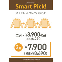 【3点パック/Smart Pick！】ニット３点セット
