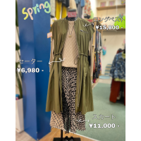 春の大人カジュアルコーデ🌷´-