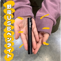 手のひらサイズのライト【野電USBペンライト】