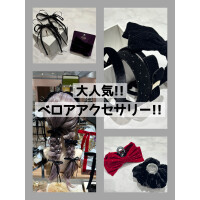ベロアアクセサリー入荷しました👀✨