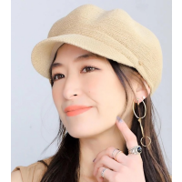 【麻混サーモポコポコキャスケット】