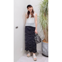 メッシュラメニットベスト