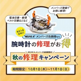 【11月1日まで】秋の修理メンテナンスキャンペーン開催！