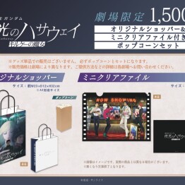 【機動戦士ガンダム 閃光のハサウェイ キルケーの魔女】公開を記念して、“オリジナルショッパー”を 販売！