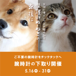 腕時計・下取りキャンペーン開催！