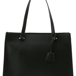 スクエアトートバッグ　ブラック