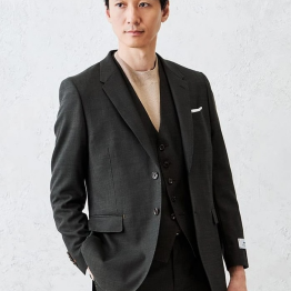 【EDWIN×P.S.FA】デニムライク　ウールジャケット　ベージュ/ブラウン/カーキ/ブルー