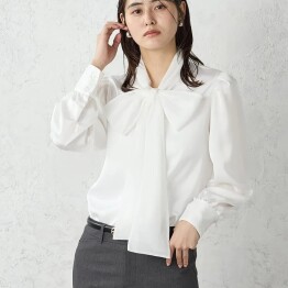 リボンブラウス　dazzlin × P.S.FA