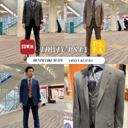 【EDWIN×P.S.FA】デニムライク　ウールセットアップ
