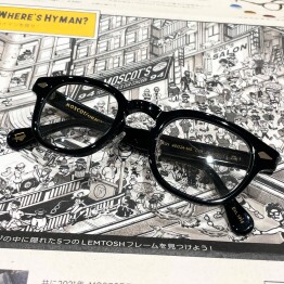 【MOSCOT】定番の黒セルフレーム！