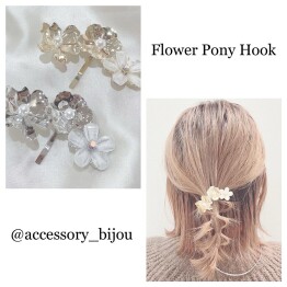 ＊*:.Flower Pony Hook.:*＊