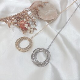 stone ring necklace🌙✴︎