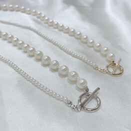 pearl mantel necklace＊
