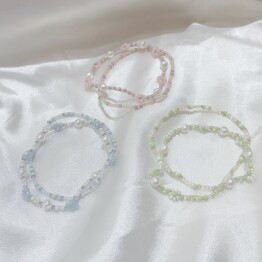 🌼*.Flower beads bracelet.*🌼