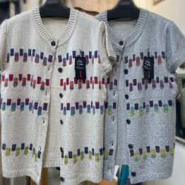 🌷半袖前開きセーター入荷🌷