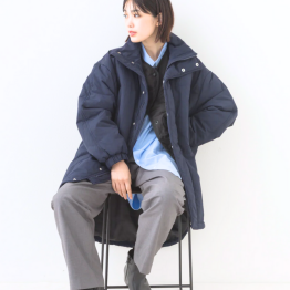 ◆ 中綿ルーズシルエットコート ◆