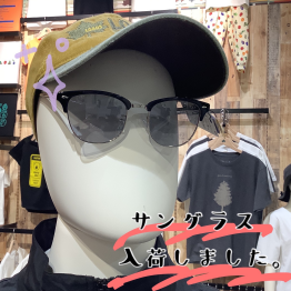 新しいサングラス入荷しました！