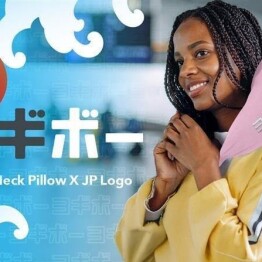 Neck Pillow X JP Logo お持ち帰り販売店舗拡大