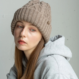 【イタリア糸プレイドケーブルワッチ】