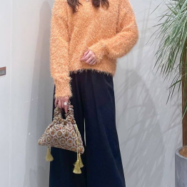 ✨ラメフェザーニットプルオーバー✨