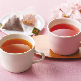ノンカフェイン＆ローカフェインの「桜のお茶」