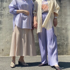 【ViS　sheer big shirts🍇】