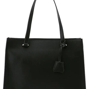 スクエアトートバッグ　ブラック