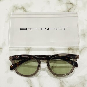 【ATTRACT】クリアセルフレームのサングラス！