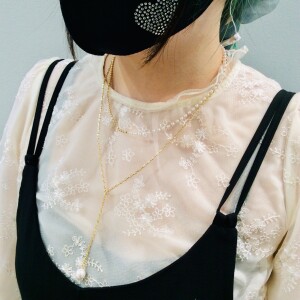 Pearl×Metal Necklace