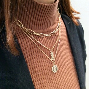 coin metal necklace ：）