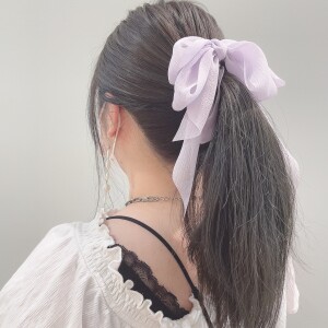 chiffon banana clip ☆彡