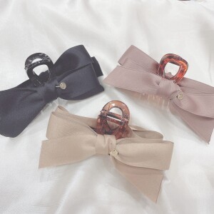 Satin  ribbon clip ୨୧ *⑅❤︎·̩͙