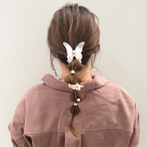 butterfly clip 再入荷