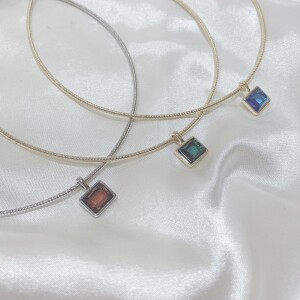 color stone choker🔶🔷