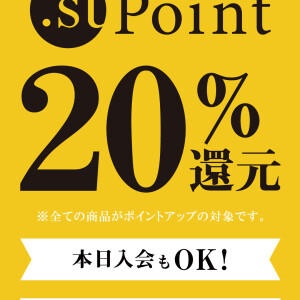 【ベイフロー】どっとお得！.stポイント20%還元開催‼︎