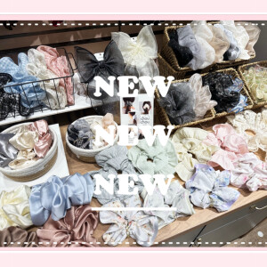 新作シュシュ入荷しました~🌷☁️