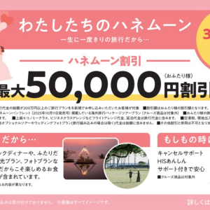 ハネムーナー商品の販売開始！