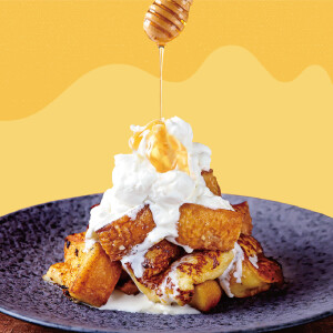 ≪食べ放題≫ハニーバタートースト＆チーズホイップクリーム