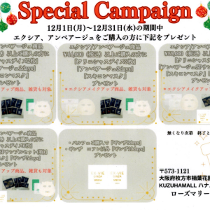 当店限定‼️アルビオンスペシャルキャンペーンのご案内🌹🪞💖一年のご褒美に✨特別なアイテムを💁‍♀️💝