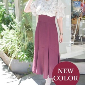 【新色入荷】秋までOKなハイウエストワンピ♪