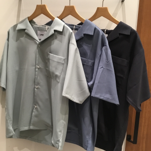 UMWオープンカラー半袖シャツ[セットアップ可]