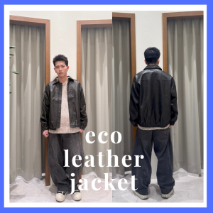 ヴィンテージライクエコレザージャケット