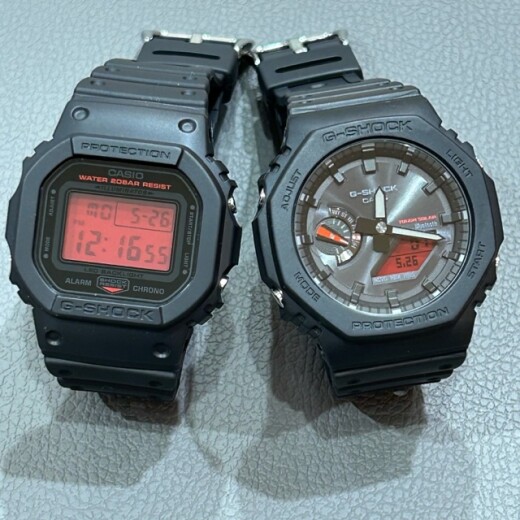 【G-SHOCK】「ブラック×レッド」ブランドカラー新作！！