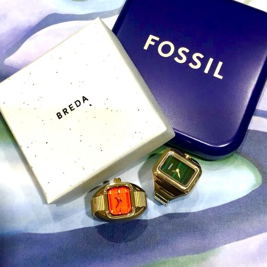 【FOSSIL・BREDA】ルビーの(ような)指輪★